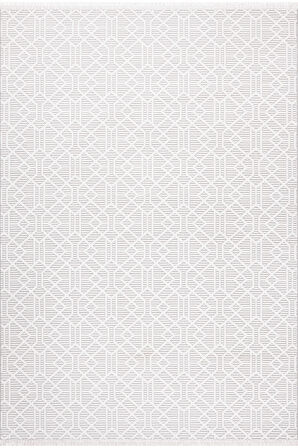 Pastel Halı Zena 416A Krem Gri Serisi Akrilik Salon Oturma Yatak Odası Halısı