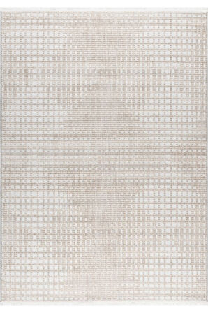 Pastel Halı Rio C2599A Bej Beyaz Serisi Salon Oturma Yatak Odası Halısı