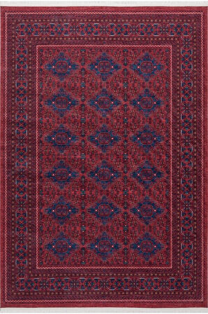 Pastel Halı Twist PS1245 Kırmızı Serisi Salon Oturma Yatak Odası Halısı