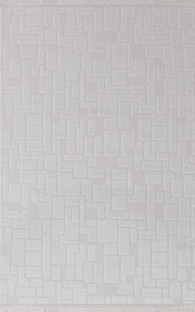 Gabardin Halı Moss 5008 Serisi Kemik Triko Akrilik Salon Oturma Yatak Odası Halısı