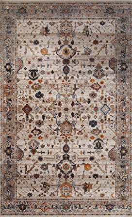 Gabardin Halı 7/24 Serisi 0727 Kemik Salon Oturma Yatak Odası Halısı