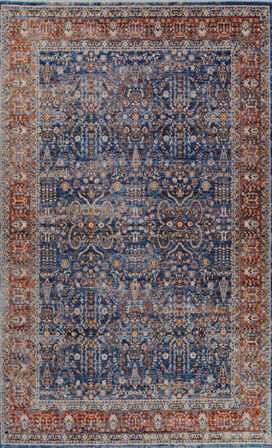 Gabardin Halı 7/24 Serisi 1154 Lacivert Salon Oturma Yatak Odası Halısı