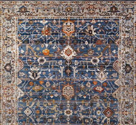 Gabardin Halı 7/24 Serisi 0727 Lacivert Salon Oturma Yatak Odası Halısı