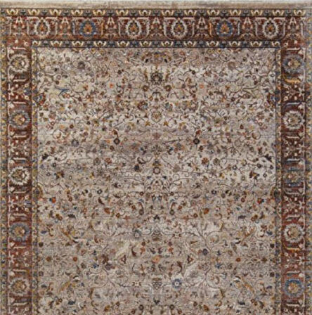 Gabardin Halı 7/24 Serisi 1247 Kemik Salon Oturma Yatak Odası Halısı