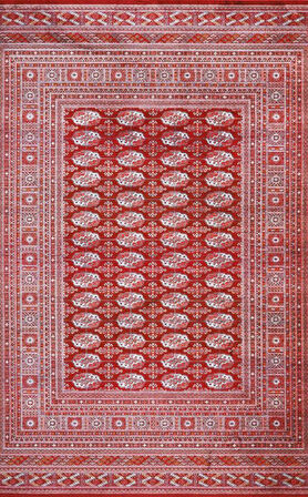 Gabardin Halı 7/24 Serisi 0235 Bordo Salon Oturma Yatak Odası Halısı