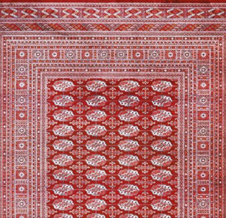 Gabardin Halı 7/24 Serisi 0235 Bordo Salon Oturma Yatak Odası Halısı