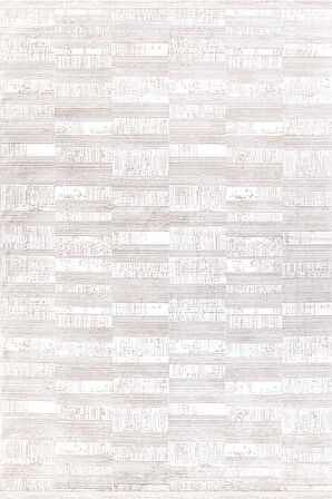 Verrino Halı Rose 03 Beyaz Serisi Akrilik Salon Oturma Yatak Odası Halısı