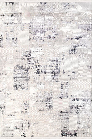 Verrino Halı Rose 05 Antrasit Serisi Akrilik Salon Oturma Yatak Odası Halısı