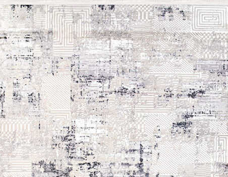 Verrino Halı Rose 05 Antrasit Serisi Akrilik Salon Oturma Yatak Odası Halısı