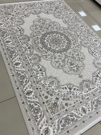 Liparis Halı Avangarde Serisi 5483 Kemik Akrilik Salon Oturma Yatak Odası Halısı