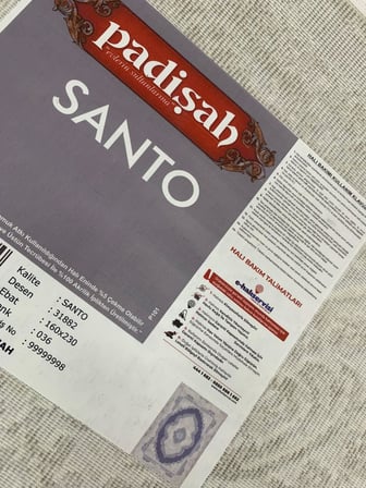 Padişah Halı Santo 631882 036 Serisi Akrilik Salon Oturma Yatak Odası Halısı