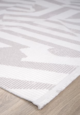 Bahariye Halı Craft Serisi CR02 Gri Akrilik Salon Oturma Yatak Odası Halısı