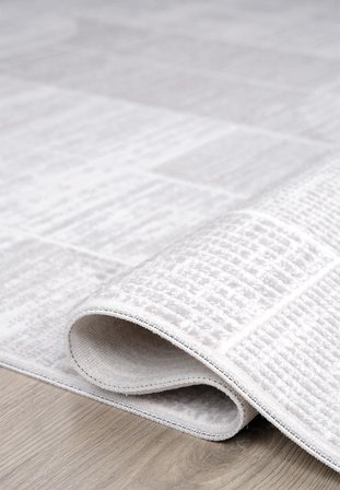 Bahariye Halı Craft Serisi CR03 Gri Akrilik Salon Oturma Yatak Odası Halısı