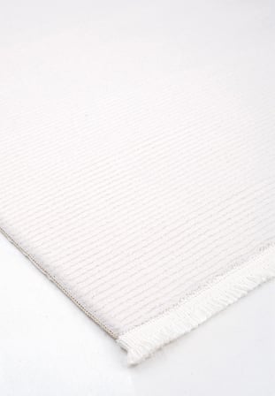 Bahariye Halı Simge Serisi SM04 Beyaz Akrilik Salon Oturma Yatak Odası Halısı