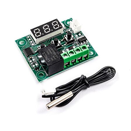 W1209 12V Sıcaklık Kontrollü Dijital Termostat