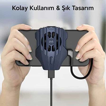 MEMO DL02 Telefonu Soğutma Fanı Radyatör (Type-C Kablo İle)