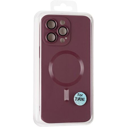 (Siyah) iPhone 13 Pro Max - Kılıf Kamera Korumalı Magsafe Wireless Şarj Özellikli