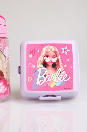 x Dekomus Lisanslı Barbie Extra Glam Collection 500 Ml Matara Ve 2 Katlı Beslenme Kutusu Smart Lunch Box