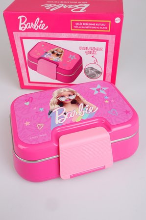 x Dekomus Lisanslı Barbie Extra Glam Collection 2 Katlı Paslanmaz Çelik Yemek Kabı "Dekomus Cep Defteri Hediyeli"