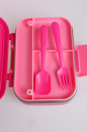 x Dekomus Lisanslı Barbie Extra Glam Collection 2 Katlı Paslanmaz Çelik Yemek Kabı "Dekomus Cep Defteri Hediyeli"