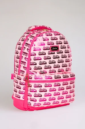 x Dekomus Lisanslı Barbie "Iconic Monogram Collection" Büyük Boy Okul Çantası "Dekomus Cep Defteri Hediyeli"