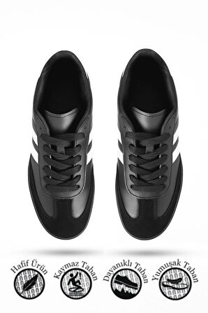 Kadın Bağcıklı Hafif Kaymaz Tabanlı Yumuşak Süet Detaylı Günlük Ayakkabı 341