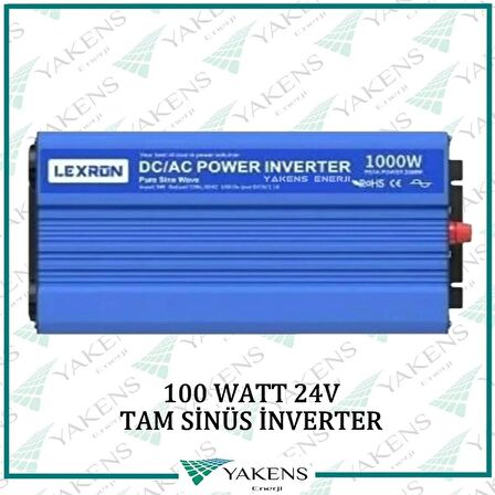 1000 Watt 24V Tam Sinüs İnverter Lexron