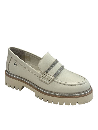 Mammamia D25YA-3705 Kadın Casual Deri Loafer Ayakkabı