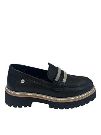 Mammamia D25YA-3705 Kadın Casual Deri Loafer Ayakkabı