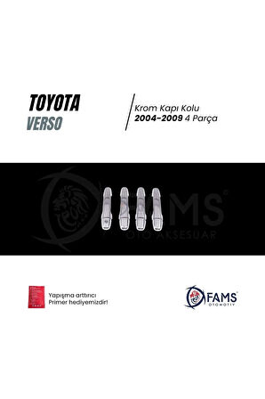 Toyota Verso Uyumlu Krom Kapı Kolu 4 Kapı 2004-2009