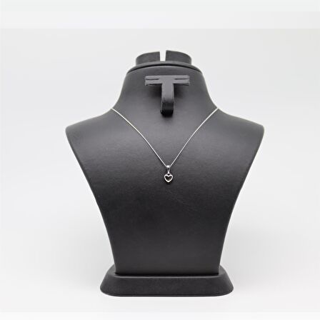 Minimal Kalp Kolye Silver