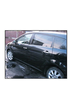 Toyota Verso Krom Cam Çıtası 4 parça 2004-2009 Paslanmaz Çelik