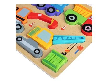 Ahşap Puzzle İş Makinaları