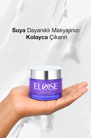 Eloise Clean&Shine Makyaj Ve Yüz Temizleme Balmı 50ml | Nemlendirici Etkili | Güneş Kremi, Kir