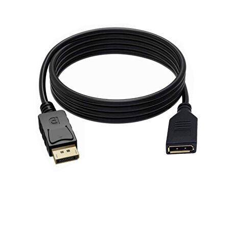 Display port dişi erkek kablo display dişi erkek uzatma kablosu 2m
