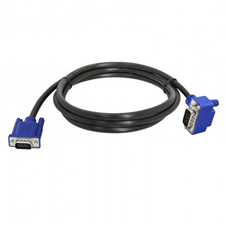 Vga 90 derece kablo 15 pin vga düz ve 90 derce L tipi görüntü kablosu 1.5m