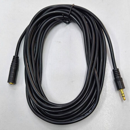 3.5mm stereo dişi erkek kulaklık uzatma kablosu aux uzatma kablosu 5m