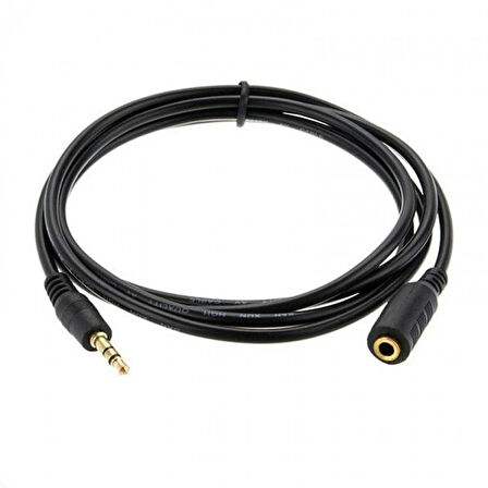 Kulaklık uzatma kablosu  3.5mm stereo dişi erkek aux uzatma kablosu 3m