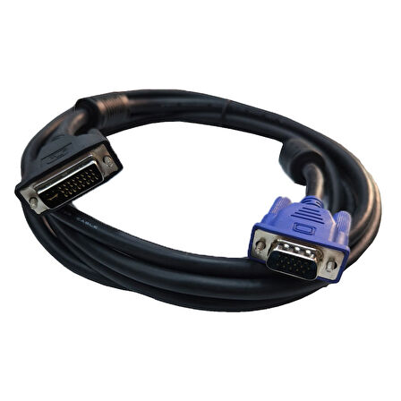 Dvı to Vga çevirici kablo 19 pin vga  to 24+5 dvı çevirici kablo 3m