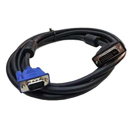 Dvı to Vga çevirici kablo 19 pin vga  to 24+5 dvı çevirici kablo 3m