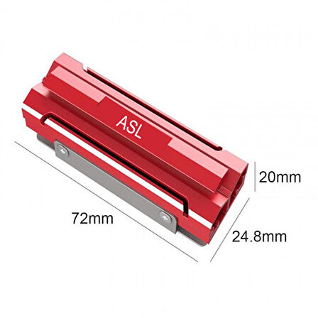 M.2 NVMe SSD pasif soğutucu 2280 M2 ssd uyumlu Alüminyum Soğutucu