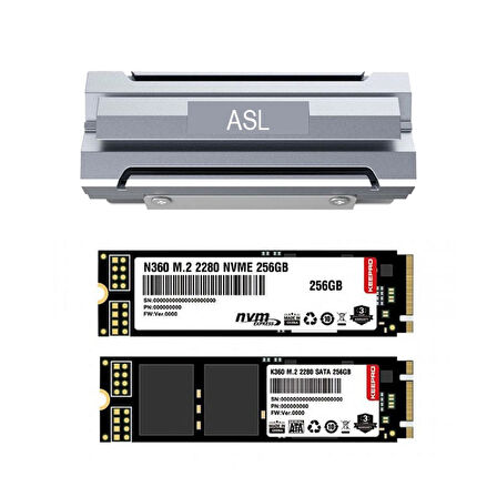 Nvme M.2 ssd Alüminyum Soğutucu M.2 NVMe SSD pasif soğutucu 2280 