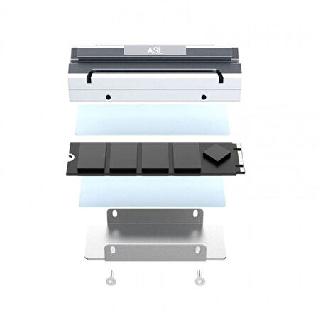 Nvme M.2 ssd Alüminyum Soğutucu M.2 NVMe SSD pasif soğutucu 2280 