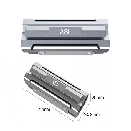Nvme M.2 ssd Alüminyum Soğutucu M.2 NVMe SSD pasif soğutucu 2280 