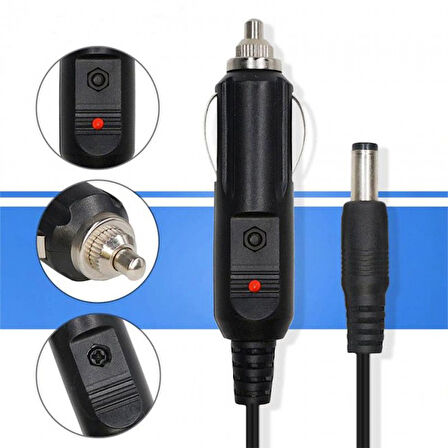 12v 3A araç şarj adaptörü süper box modem araç şarj adaptörü 5.5*2.5mm
