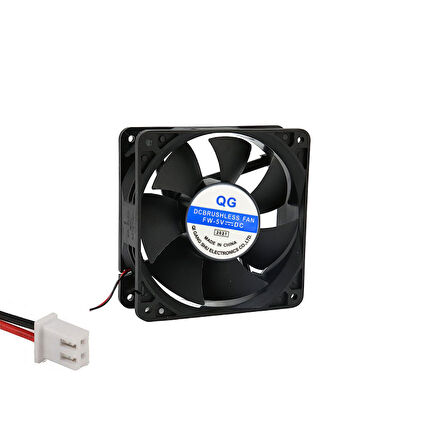 5v 8cm 2 pinli fan 8cm x 8cm x 2.5cm DC 5v fan 