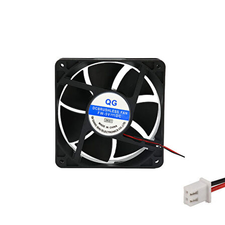 5v 8cm 2 pinli fan 8cm x 8cm x 2.5cm DC 5v fan 
