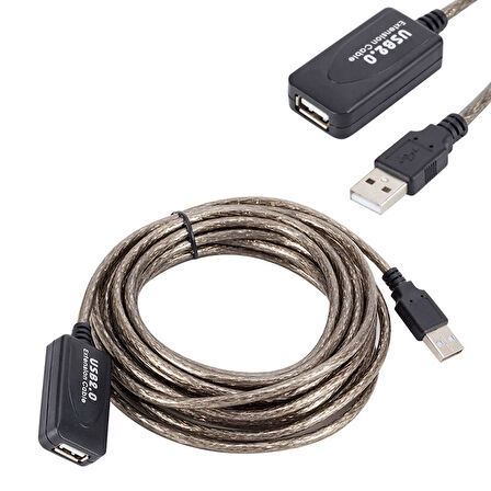 Usb 2.0 extension uzatma kablosu güçlendirilmiş usb 2.0 uzatma kablosu 5m