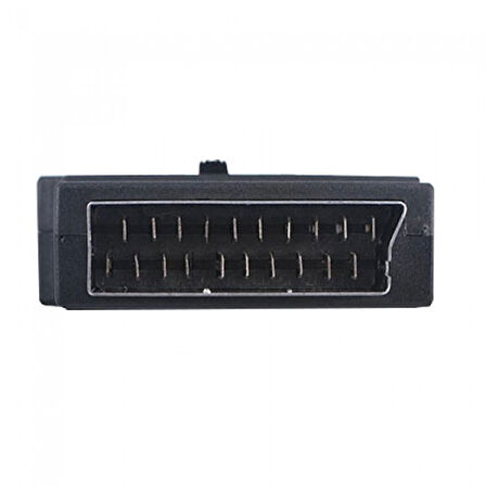 Scart to RCA S-Video in out anahtarlı çevirici Adaptörü Scart AV çevirici