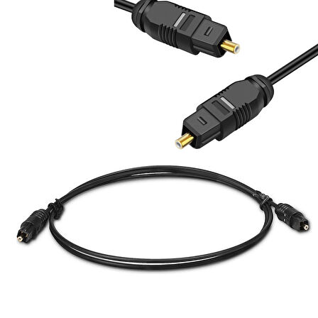 Optik fiber kablo fiber optik toslink audio ses kablosu 1m